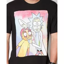 Neon Rick and Morty T Shirt at Spencer's