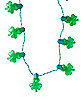 Light Up Shamrock St. Patrick's Day Necklace