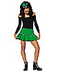 Green Glitter St. Patrick's Day Mini Skirt