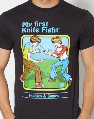 My First Knife Fight T Shirt - Steven Rhodes
