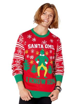 Santa omg i hot sale know him sweater