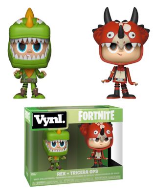 Tricera Ops and Rex Vynl. Funko POP! Figures 2 Pack - Fortnite