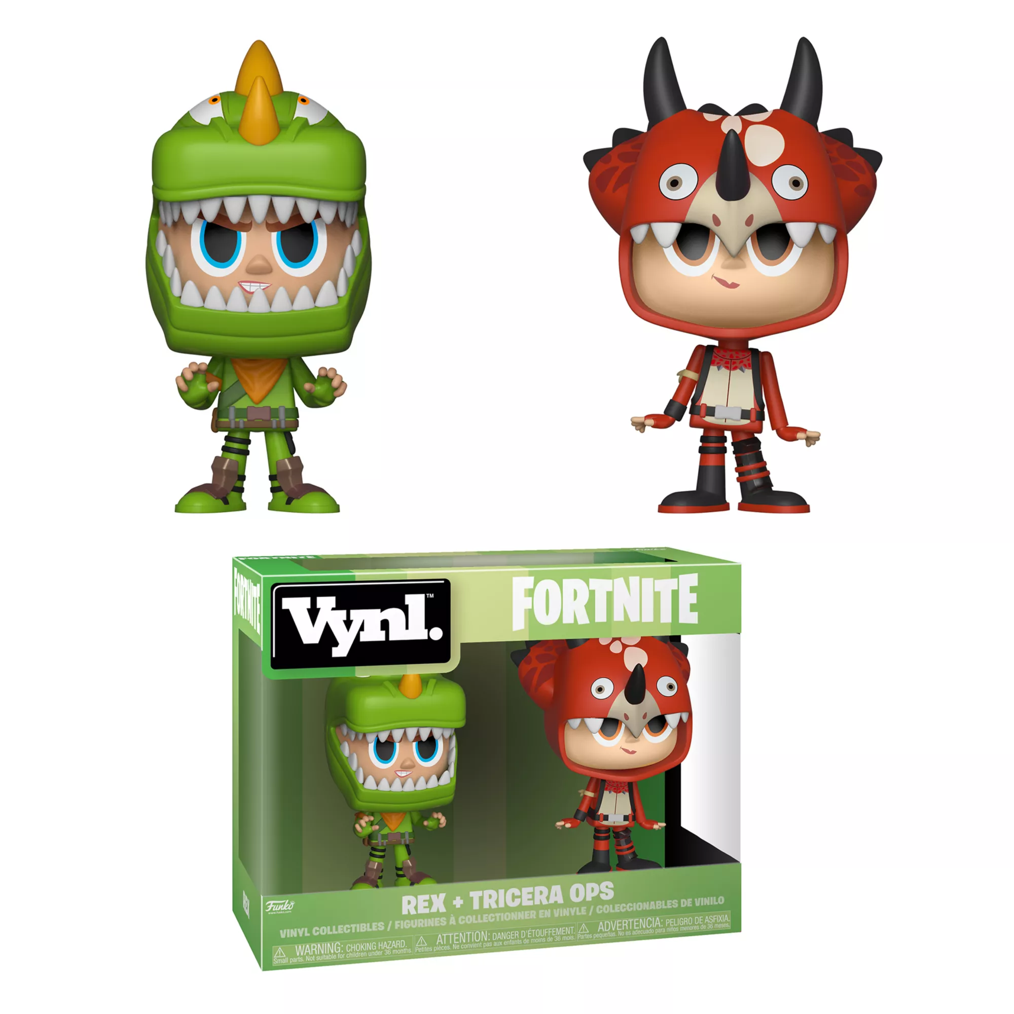 Tricera Ops and Rex Vynl. Funko POP! Figures 2 Pack - Fortnite at Spencer's