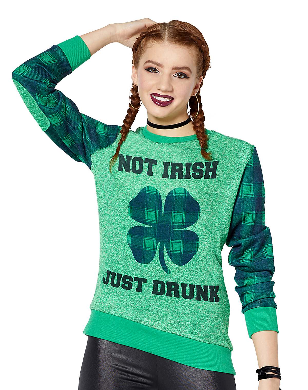 St. Patrick's Day Not Irish Just Drunk Sweatshirt
