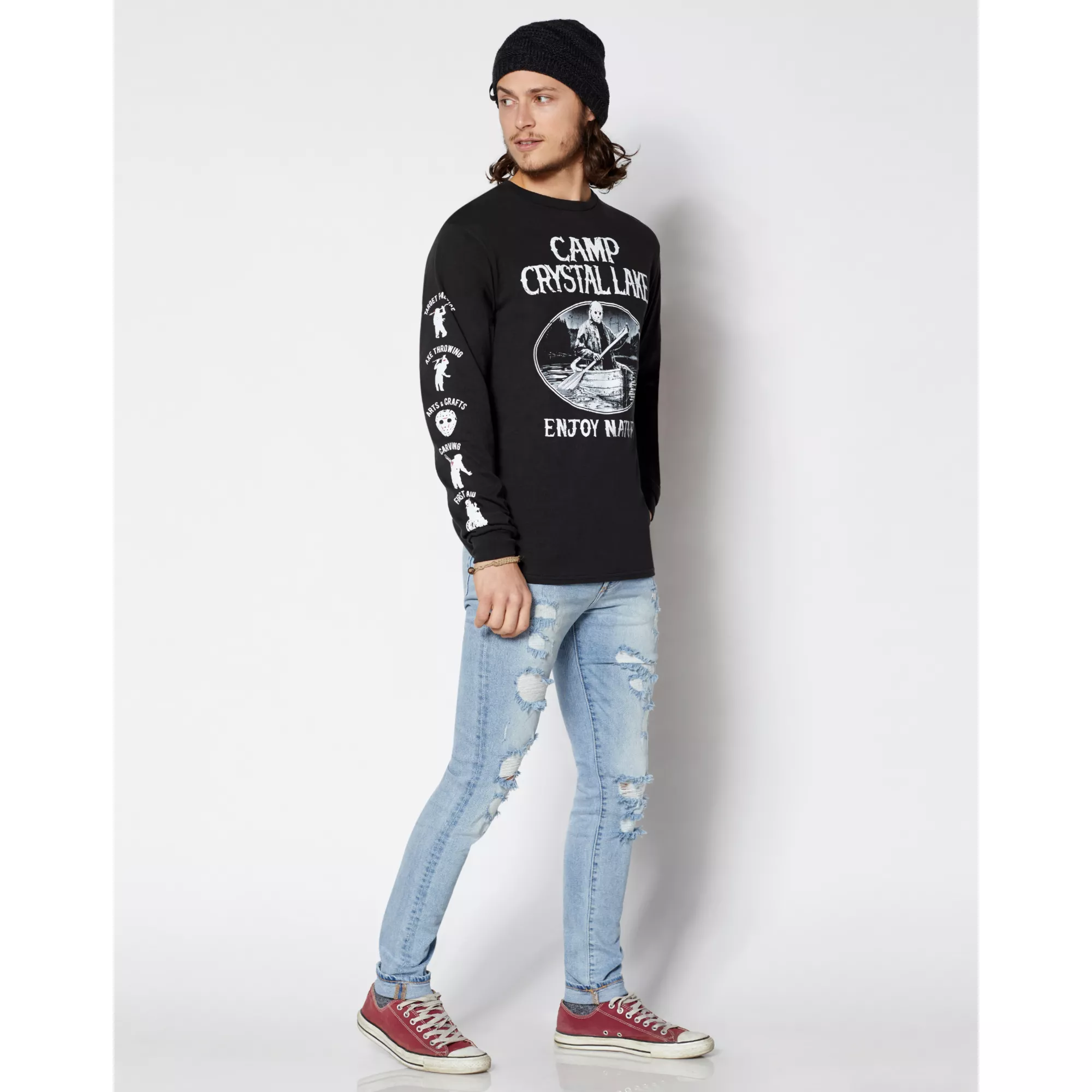Camp Crystal Lake Long Sleeve T Shirt - Friday the 13th at Spencer's