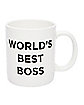 World's Best Boss Coffee Mug - 20 oz.