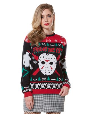 friday the 13th christmas sweater