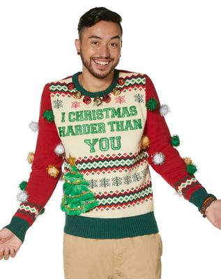 Light up store christmas sweatshirt