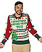 Light-Up I Christmas Harder Than You Ugly Christmas Sweater