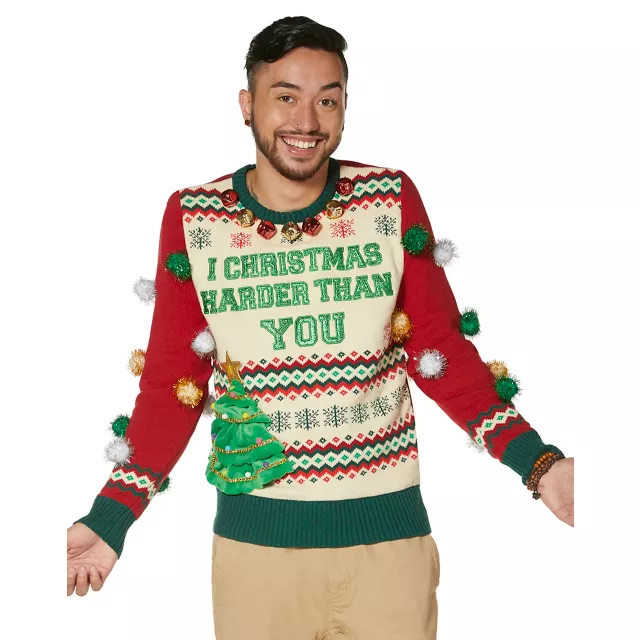 Horror themed christmas sweaters best sale