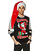 Santa Gangsta Wrapper Ugly Christmas Sweater