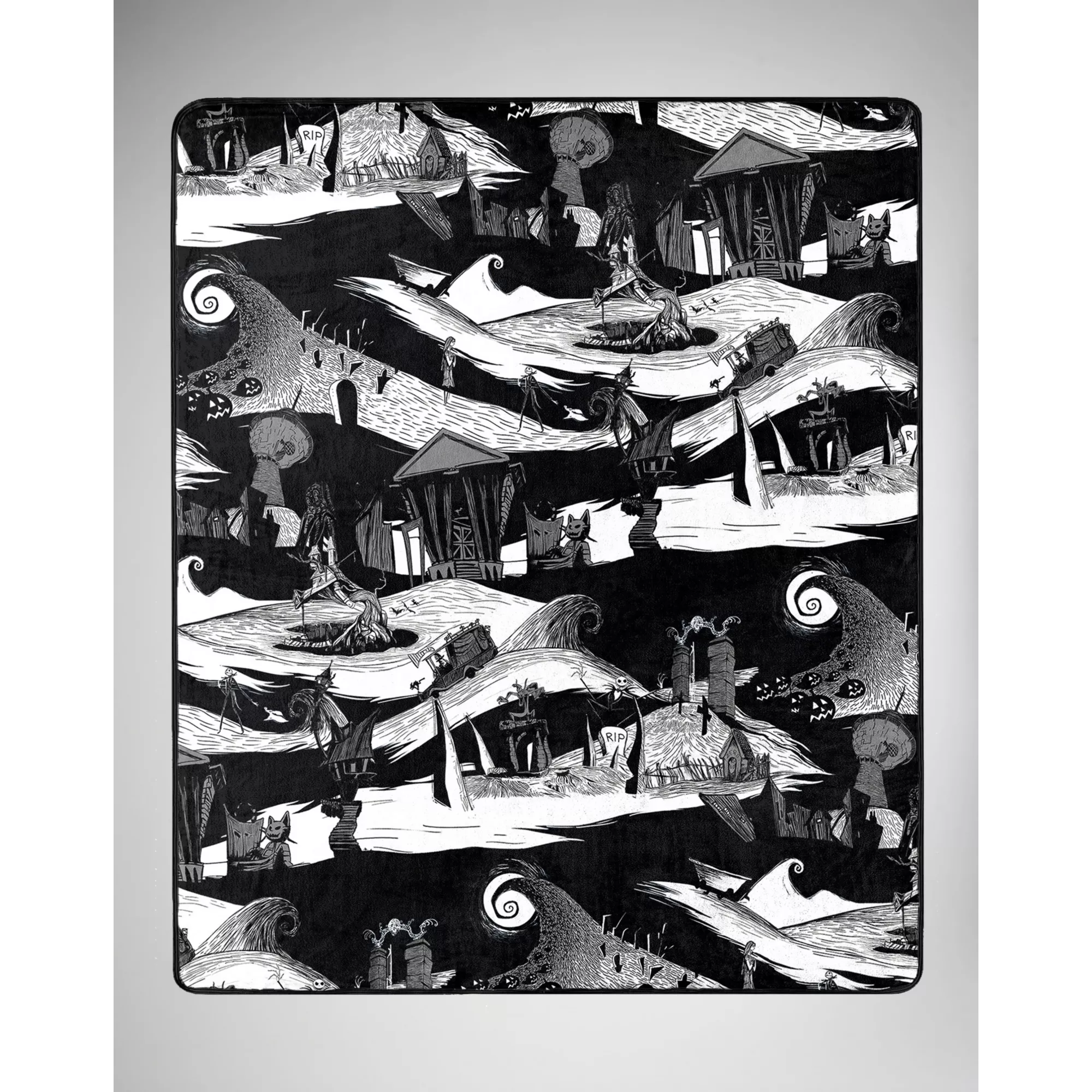 Jack Skellington Reversible Fleece Blanket - The Nightmare Before Christmas at Spencer's