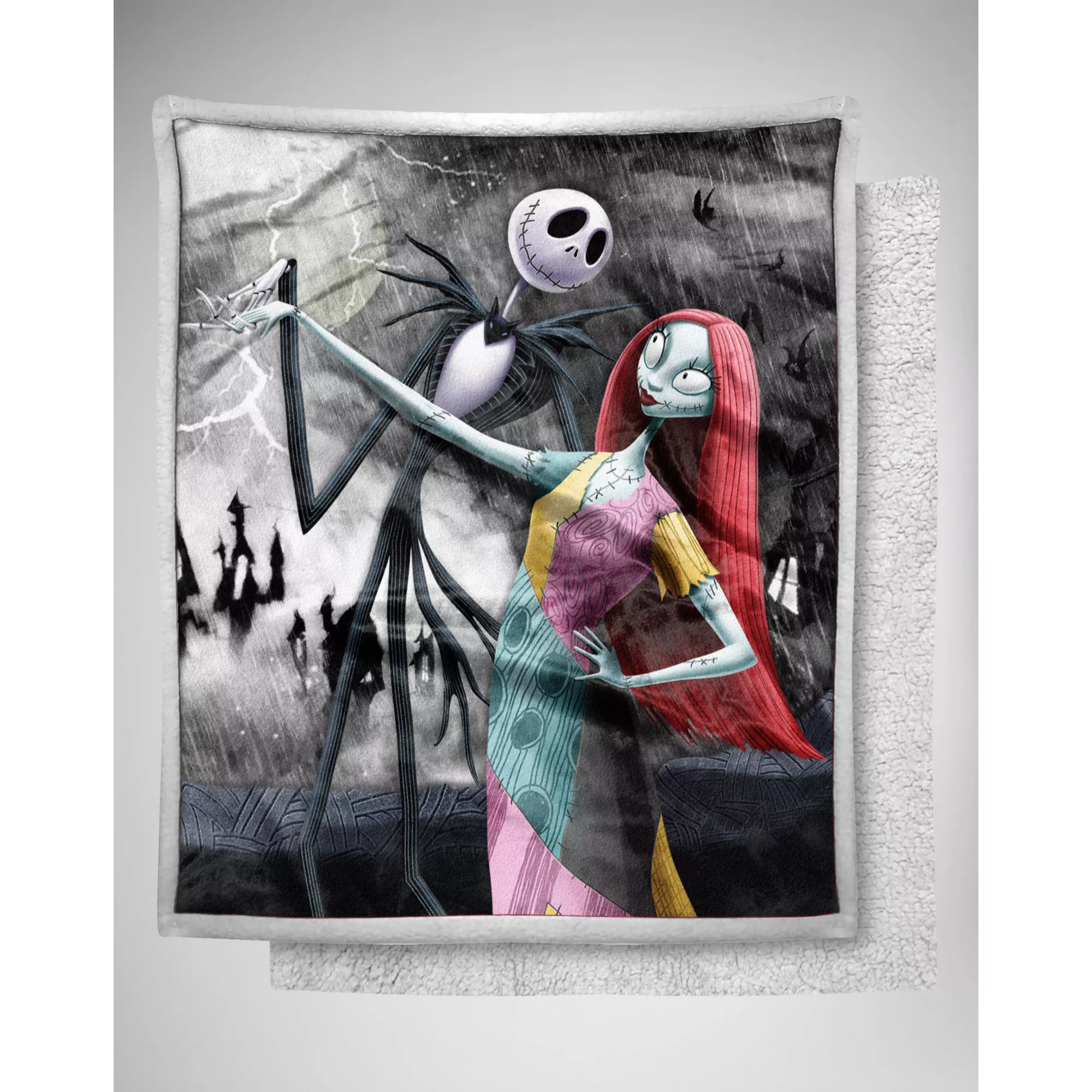 Always Together Sherpa Fleece Blanket - The Nightmare Before Christmas at Spencer's
