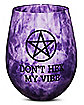 Don't Hex My Vibe Stemless Wine Glass - 22 oz.