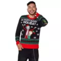 Light-Up Happy Human Holiday Christmas Sweater - Rick and Morty at Spencer's