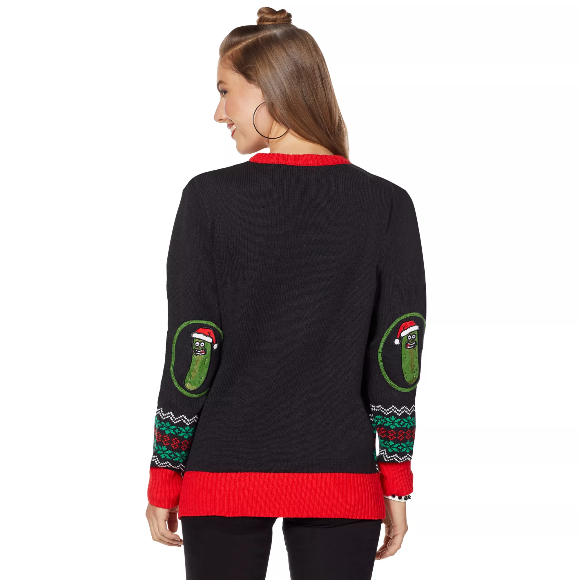 Light-Up Happy Human Holiday Christmas Sweater - Rick and Morty at Spencer's
