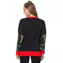 Light-Up Happy Human Holiday Christmas Sweater - Rick and Morty at Spencer's