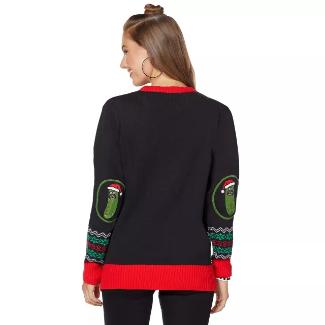 Light-Up Happy Human Holiday Christmas Sweater - Rick and Morty at Spencer's
