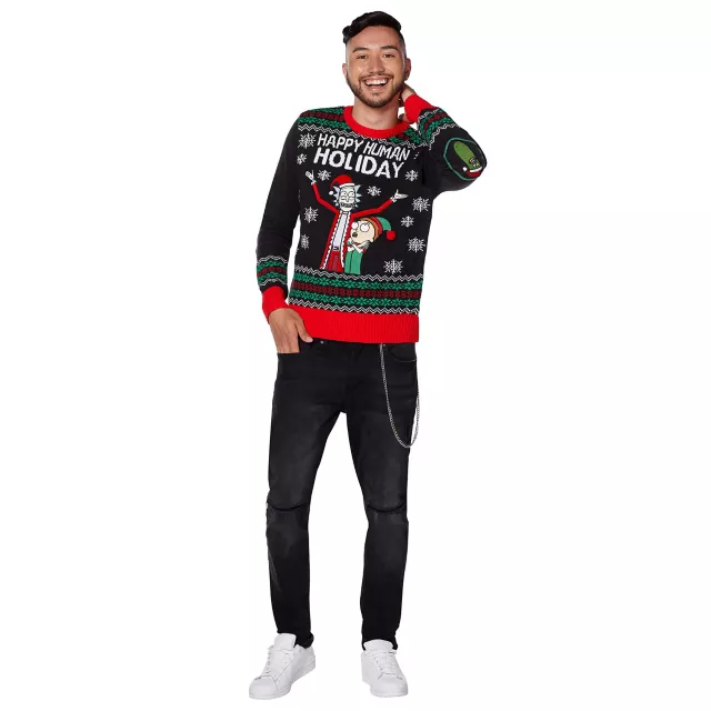 Happy human holiday sweater best sale