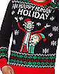 Light-Up Happy Human Holiday Ugly Christmas Sweater - Rick and Morty