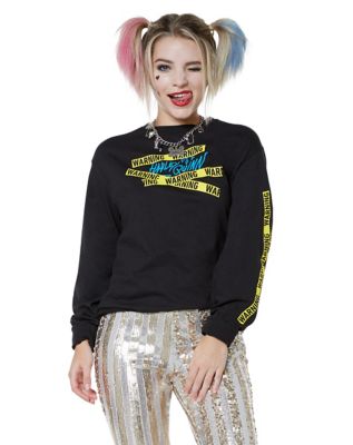 harley quinn long sleeve shirt