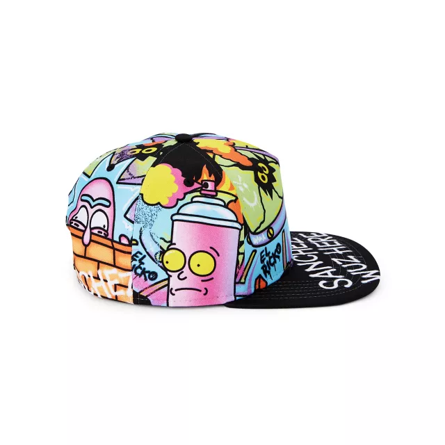 Sanchez Wuz Here Snapback Hat - Rick and Morty at Spencer's