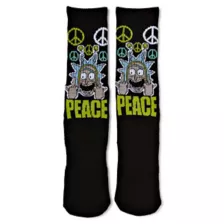 Rick Peace Socks - Rick and Morty at Spencer's