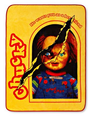 Good Guys Chucky Fleece Blanket by Spirit Halloween