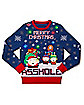 Light-Up Merry Christmas Asshole Ugly Christmas Sweater - South Park