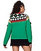 Light-Up Mixed Ornaments Ugly Christmas Sweater