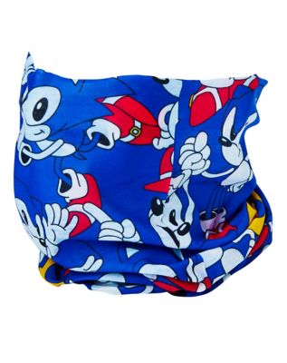 Blue Sonic The Hedgehog Face Gaitor