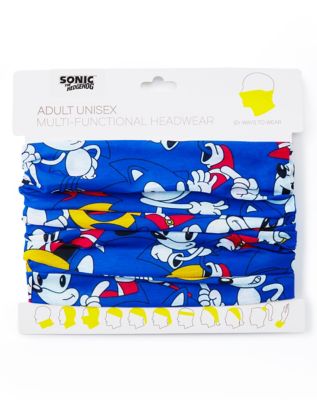 Blue Sonic The Hedgehog Face Gaitor