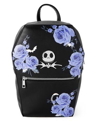 Floral Coffin Jack Skellington Mini Backpack - The Nightmare Before Christmas - Spirithalloween.com