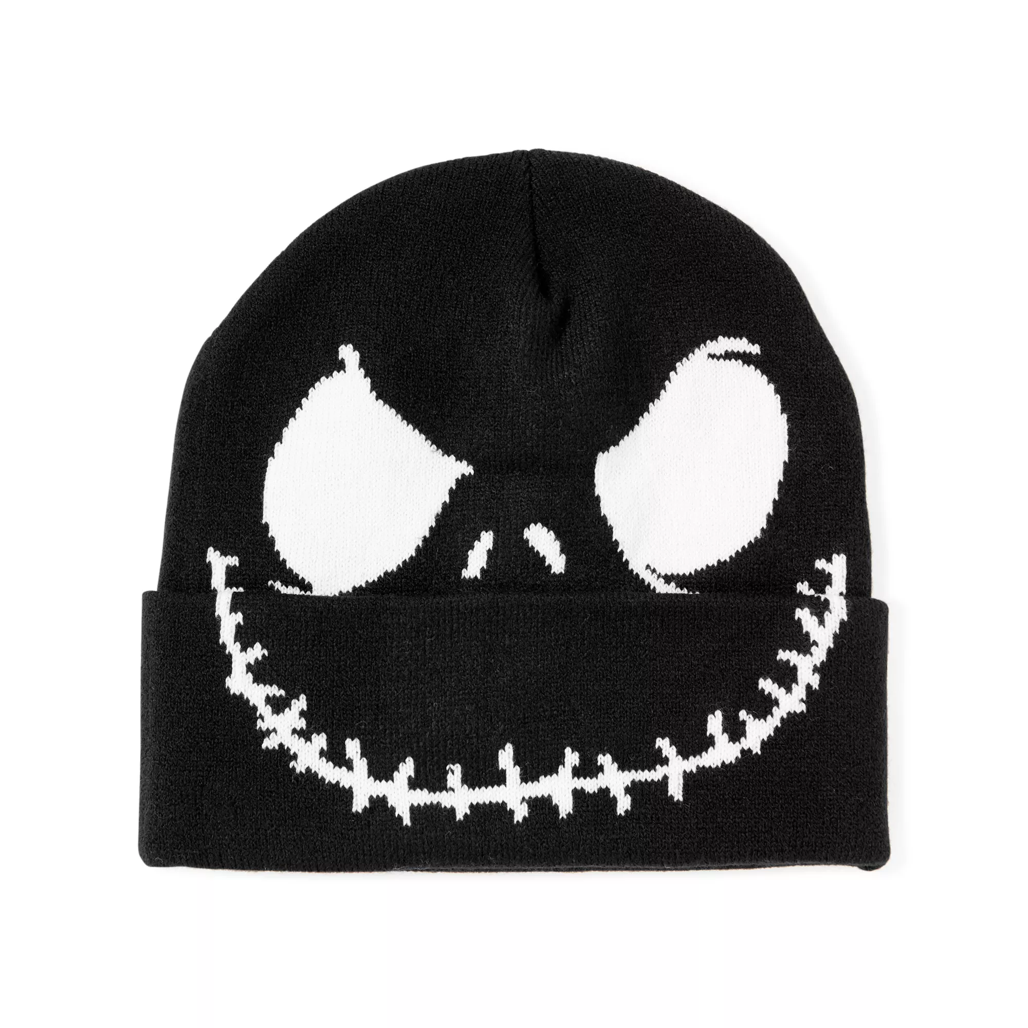 Glow in the Dark Jack Skellington Face Beanie Hat - The Nightmare Before Christmas at Spencer's