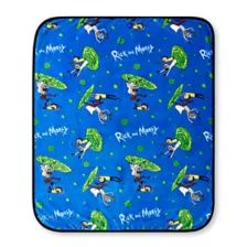 Rick and Morty Portal Fleece Blanket at Spencer's