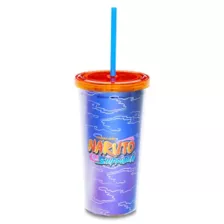 Naruto Pose Cup with Straw 20 oz. - Naruto Shippudden at Spencer's