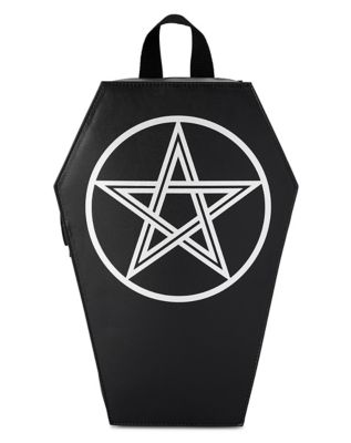 Coffin Purse Spirit Halloween 2022 Pentagram Coffin Mini Backpack Spirithalloween Com