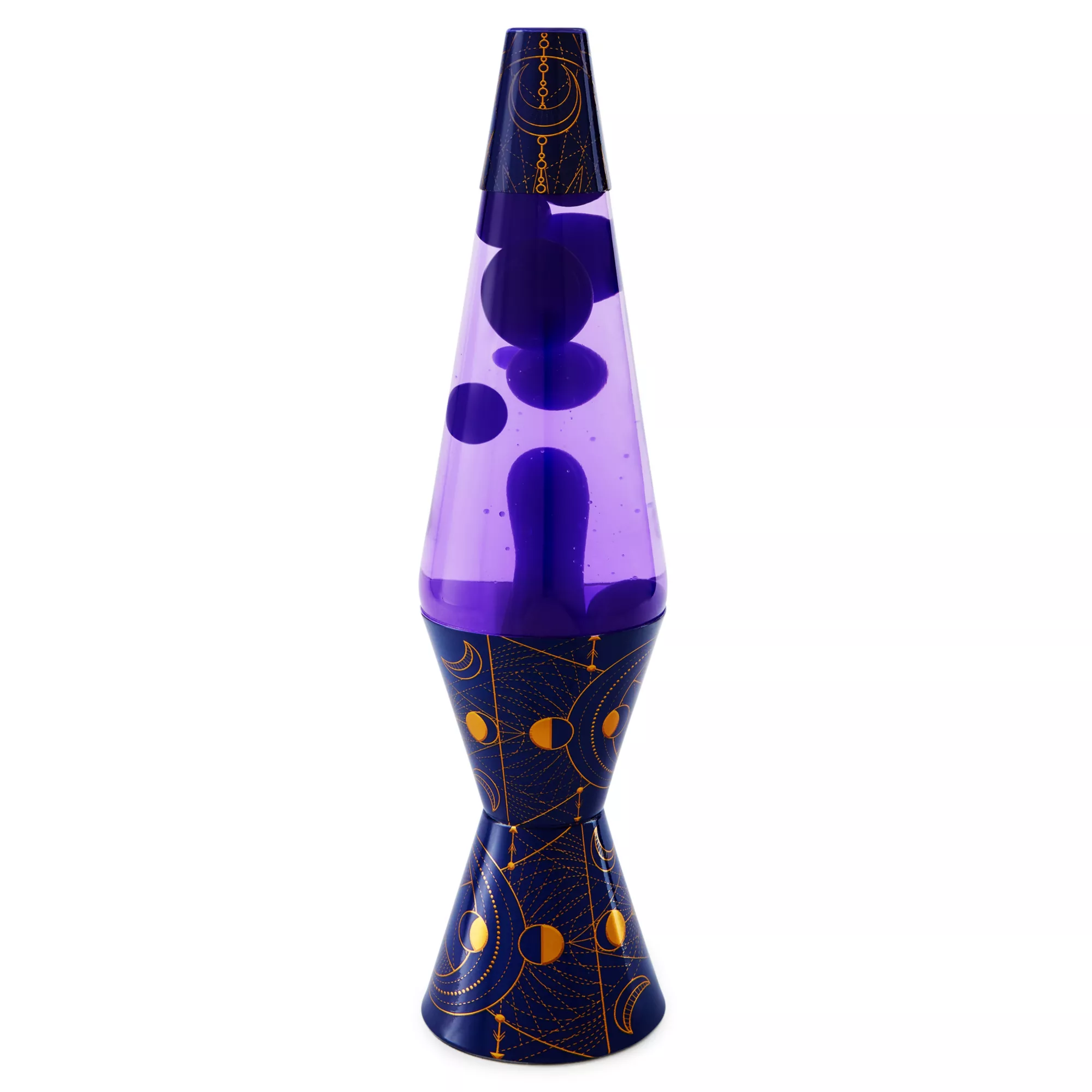 14.5 Inch Blue and Purple Moon Phases Lava Lamp at Spencer's