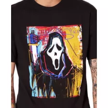 Ghost Face Expression T Shirt at Spencer's