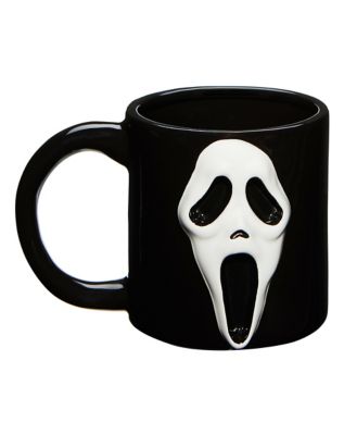 Ghost Face Molded Coffee Mug - 16 oz. - Spirithalloween.com