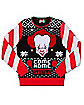 Light-Up Floatmas Pennywise Ugly Christmas Sweater - It