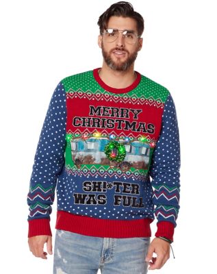 Ugly christmas 2025 sweater shitters full