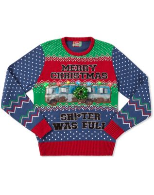 Light-Up Shitter Was Full Ugly Christmas Sweater - National Lampoon's Christmas Vacation
