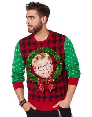 creepy christmas sweater