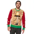 Light-Up Leg Lamp Christmas Sweater - A Christmas Story at Spencer's