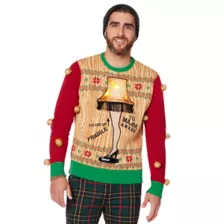 Light-Up Leg Lamp Christmas Sweater - A Christmas Story at Spencer's