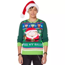 Blue balls christmas sweater best sale