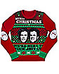 Light-Up Fuck Shit Up Ugly Christmas Sweater - Step Brothers