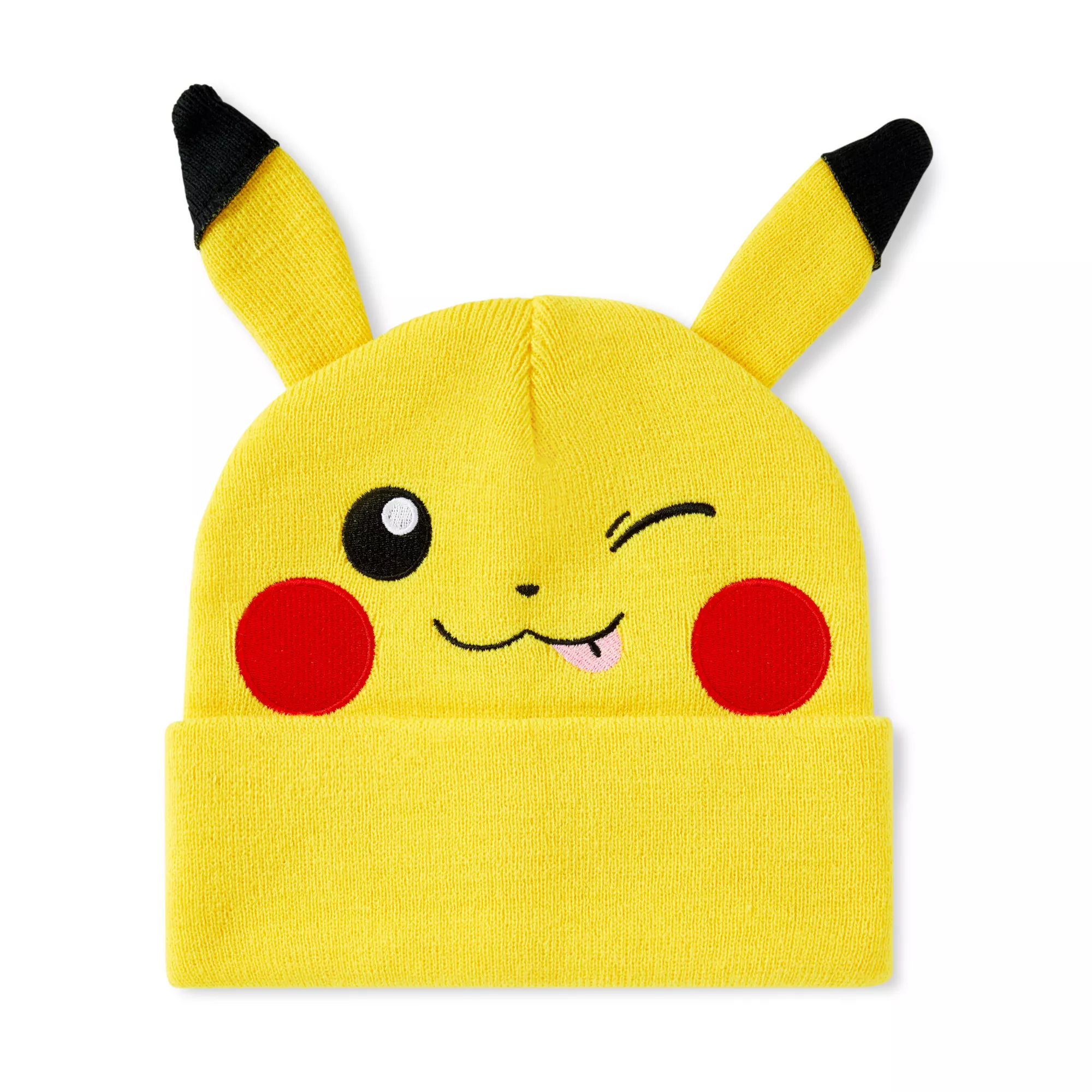 3D Pikachu Cuff Beanie Hat - Pokémon at Spirit Halloween