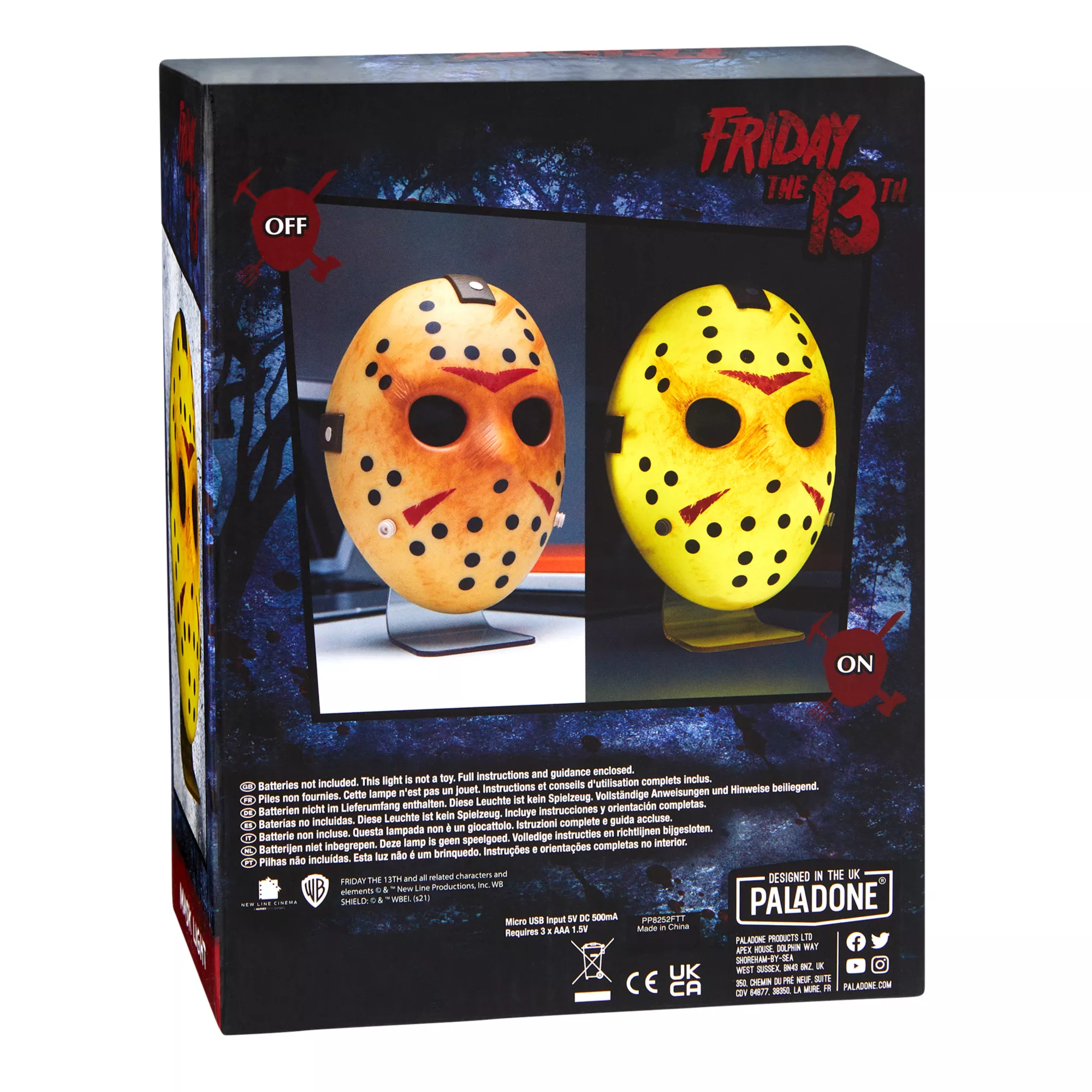 Jason Voorhees Mask Light  8 oz. - Friday the 13th at Spencer's